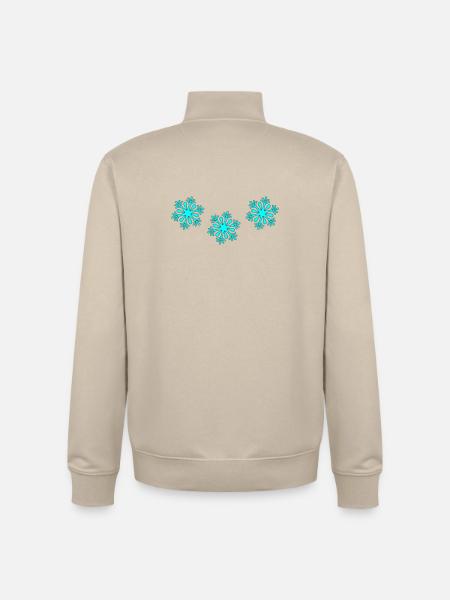 Snow - Unisex Organic Zip Sweatshirt von Stanley/Stella - Cremebeige