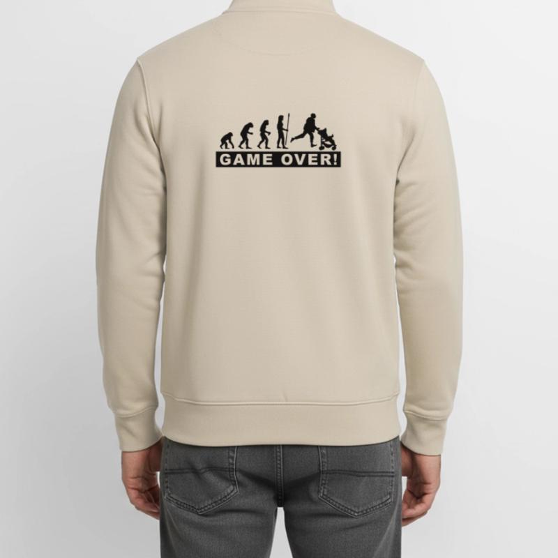 evolution_daddy Sweat zippé unisexe en coton bio Stanley/Stella