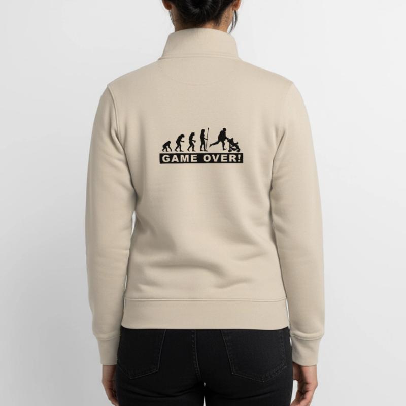 evolution_daddy Sweat zippé unisexe en coton bio Stanley/Stella