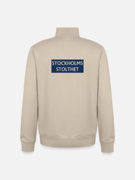 Stockholm Pride - Unisex Organic Zip Sweatshirt by Stanley/Stella - desert dust
