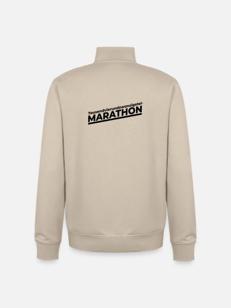 marathon - Unisex Organic Zip Sweatshirt by Stanley/Stella - desert dust