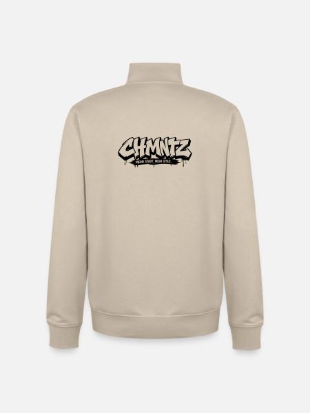 Chemnitz City Graffiti Style - Unisex Organic Zip Sweatshirt von Stanley/Stella - Cremebeige