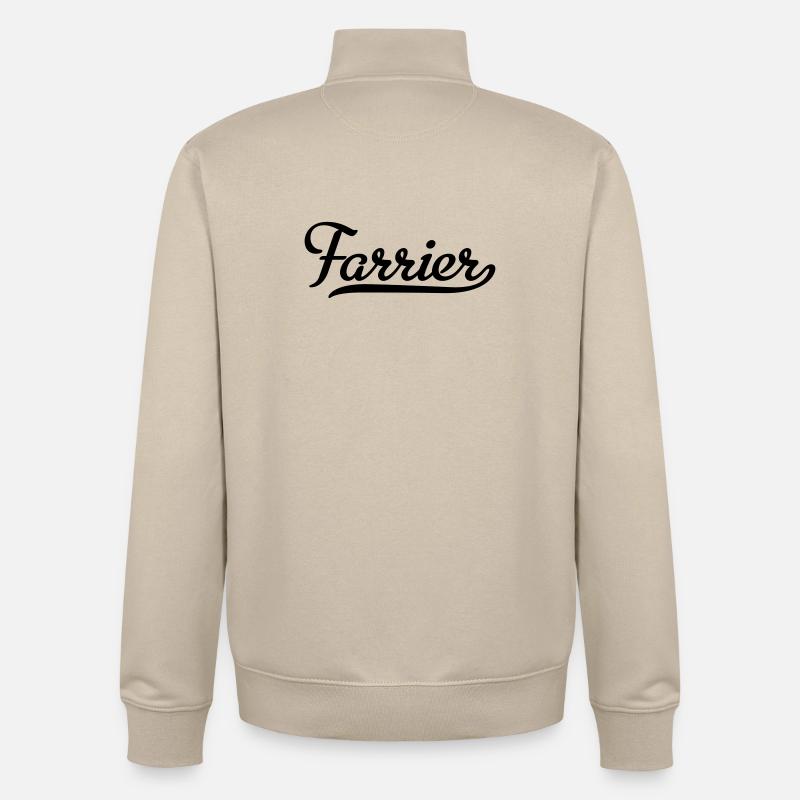 farrier - Unisex Organic Zip Sweatshirt von Stanley/Stella - Cremebeige