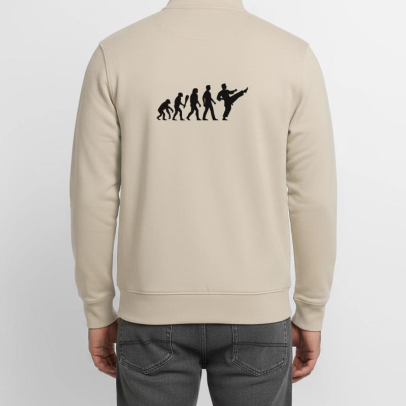 Karate Evolution Unisex Organic Zip Sweatshirt von Stanley/Stella
