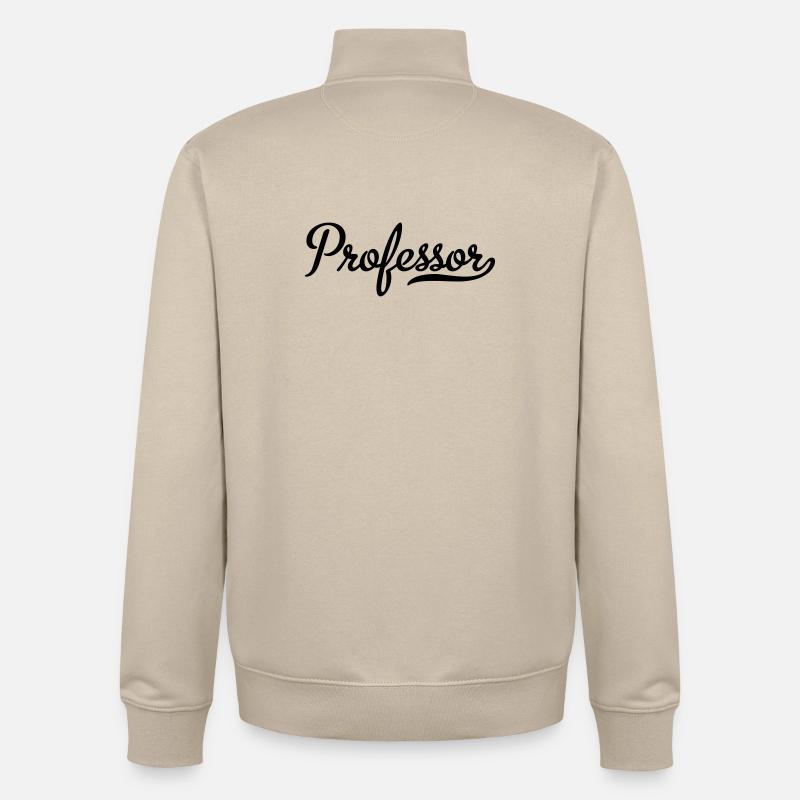 professor - Unisex Organic Zip Sweatshirt von Stanley/Stella - Cremebeige