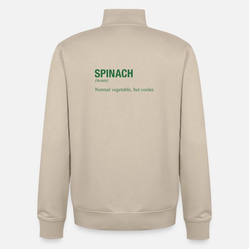 SPINACH - Unisex Organic Zip Sweatshirt von Stanley/Stella - Cremebeige