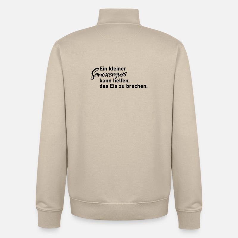 Eis brechen - Unisex Organic Zip Sweatshirt von Stanley/Stella - Cremebeige