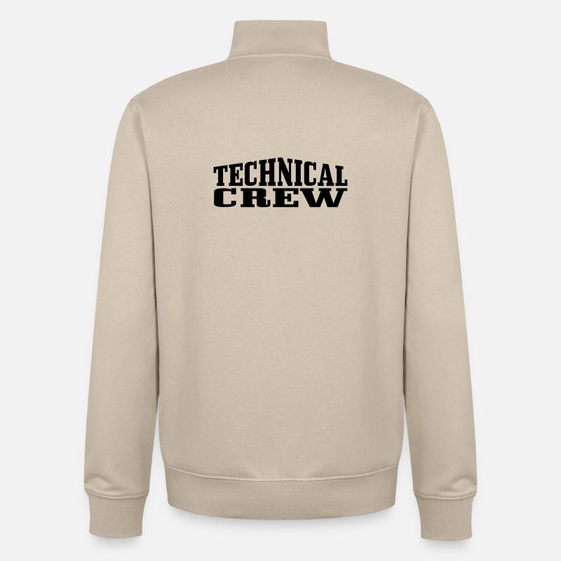 Technical Crew 1 - Unisex Organic Zip Sweatshirt von Stanley/Stella - Cremebeige