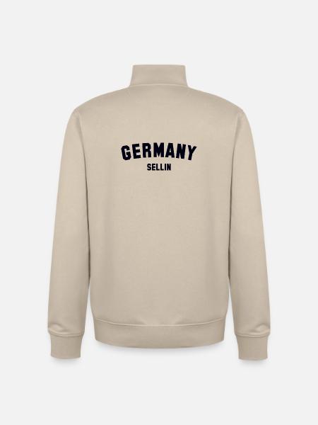 SELLIN Germany - Unisex Organic Zip Sweatshirt von Stanley/Stella - Cremebeige