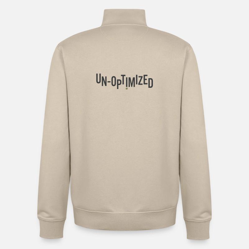 Unoptimized - Unisex Organic Zip Sweatshirt von Stanley/Stella - Cremebeige