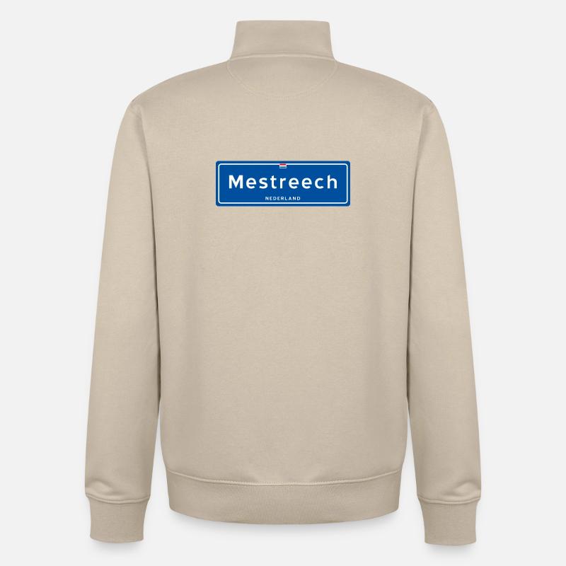 Mestreech (Maastricht) - Unisex Organic Zip Sweatshirt von Stanley/Stella - Cremebeige