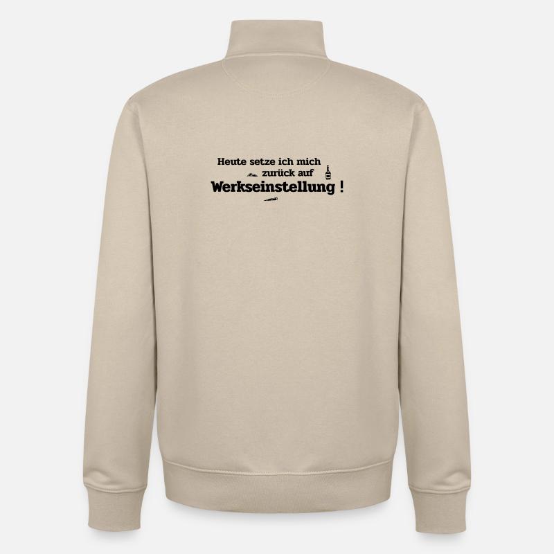 Default setting - Unisex Organic Zip Sweatshirt by Stanley/Stella - desert dust