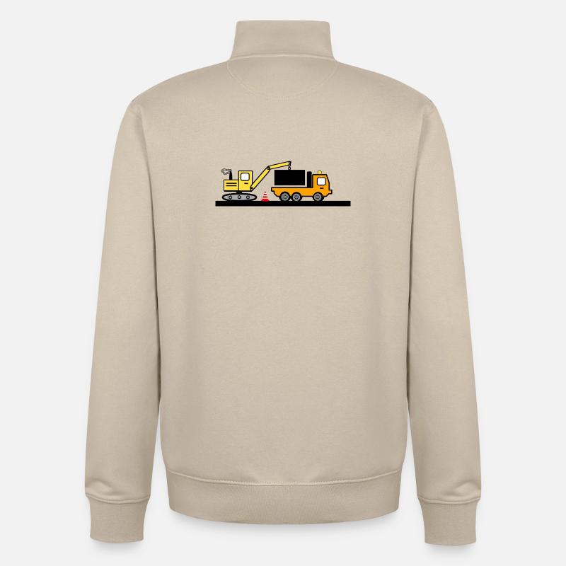 Bagger - Unisex Organic Zip Sweatshirt von Stanley/Stella - Cremebeige