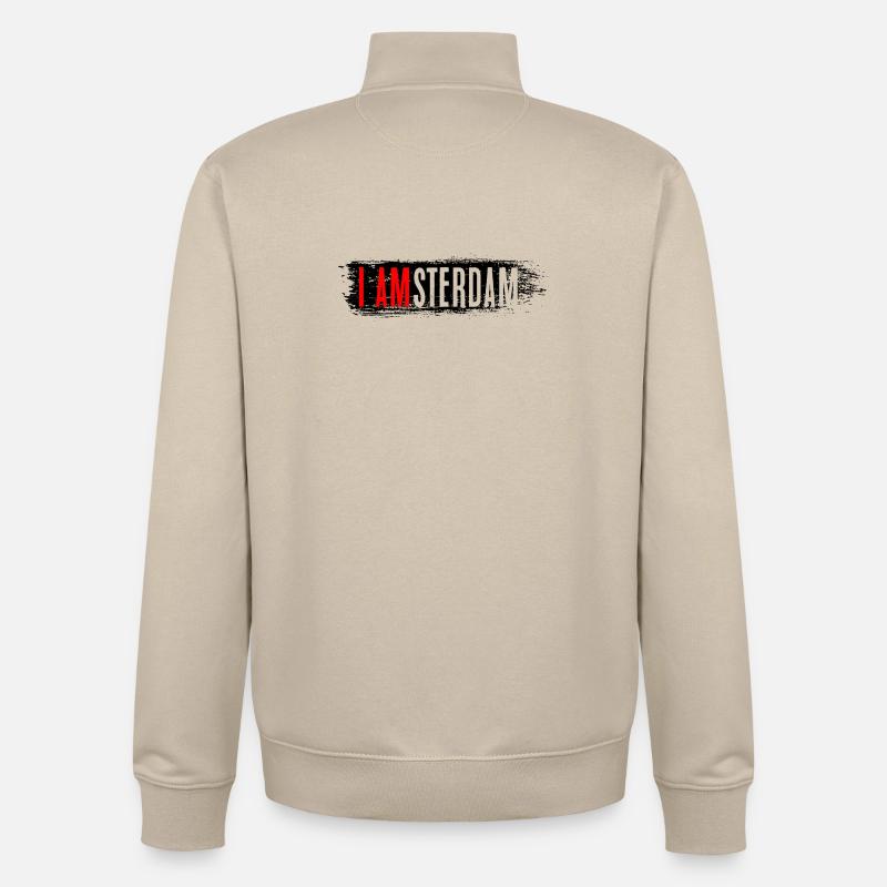 Ich bin Bold Identity Graphic Tee - Unisex Organic Zip Sweatshirt von Stanley/Stella - Cremebeige