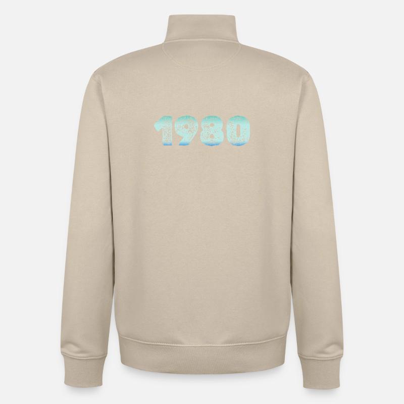 Conception comme - Sweat zippé unisexe en coton bio Stanley/Stella - beige crème