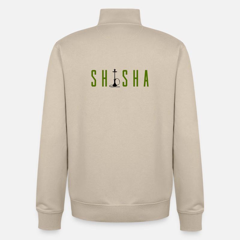 Hookah - Unisex Organic Zip Sweatshirt by Stanley/Stella - desert dust