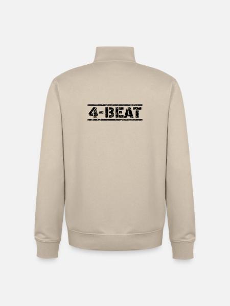 4 Beat - Unisex Organic Zip Sweatshirt by Stanley/Stella - desert dust
