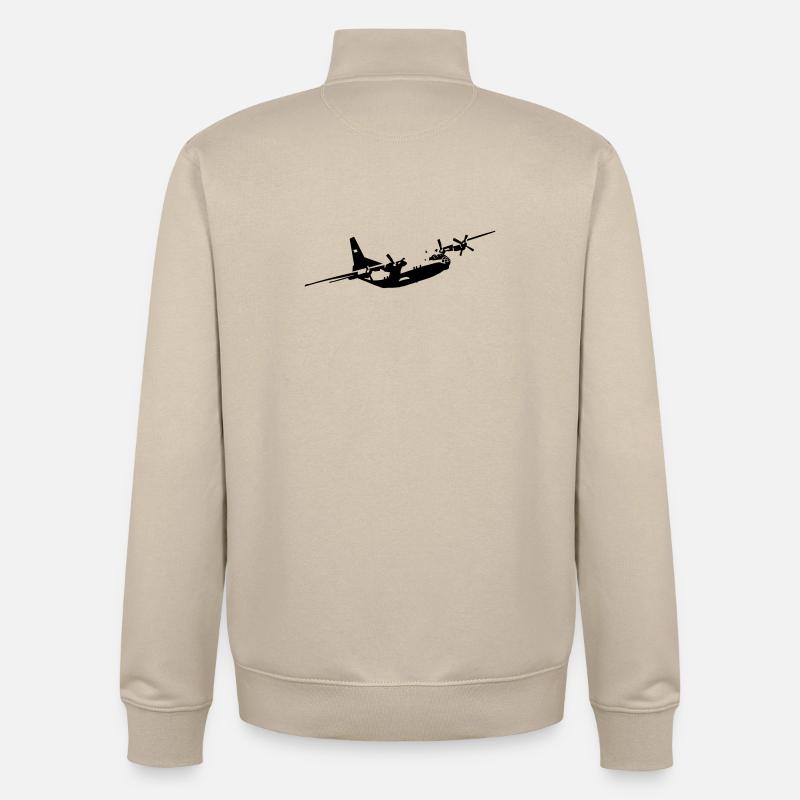 L’An-12 - Sweat zippé unisexe en coton bio Stanley/Stella - beige crème