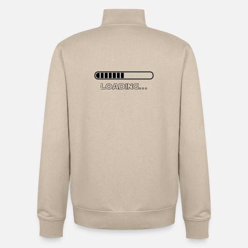 Loading - Unisex Organic Zip Sweatshirt by Stanley/Stella - desert dust