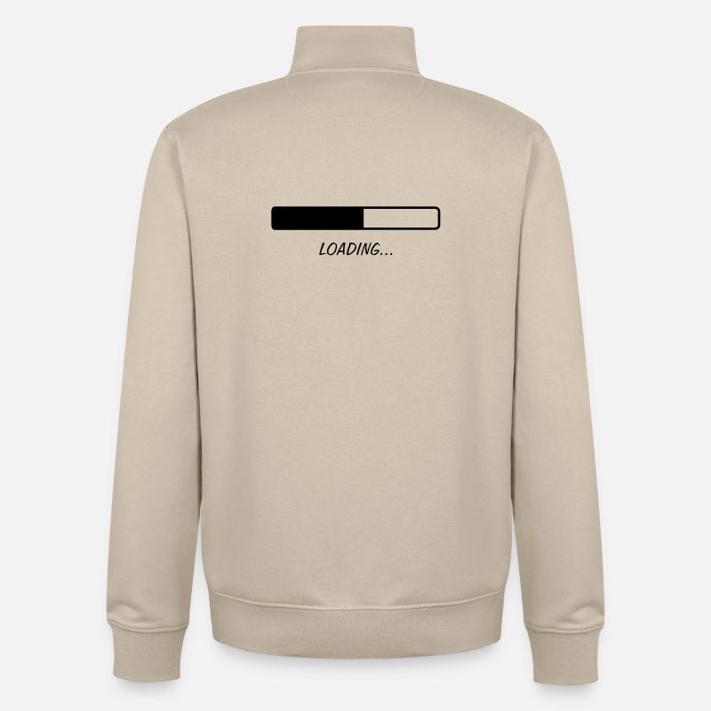 Loading... - Sweat zippé unisexe en coton bio Stanley/Stella - beige crème