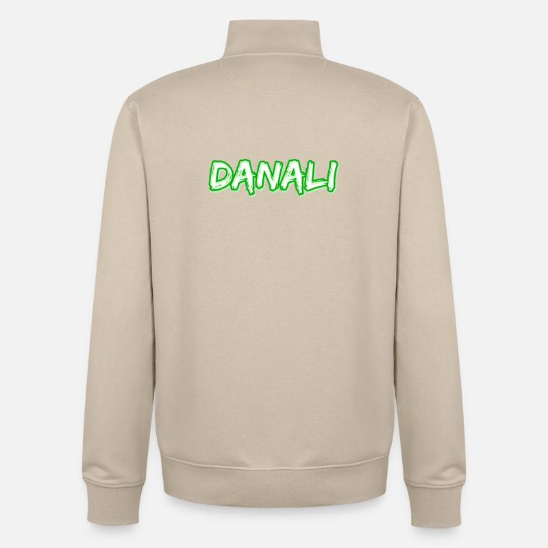 Danali - Sweat zippé unisexe en coton bio Stanley/Stella - beige crème