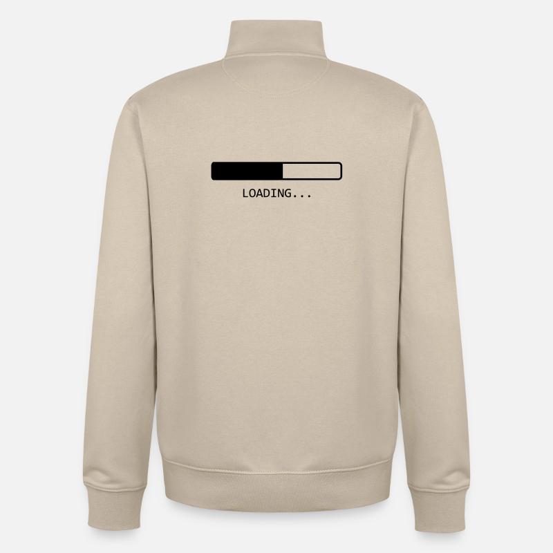 Loading... - Sweat zippé unisexe en coton bio Stanley/Stella - beige crème