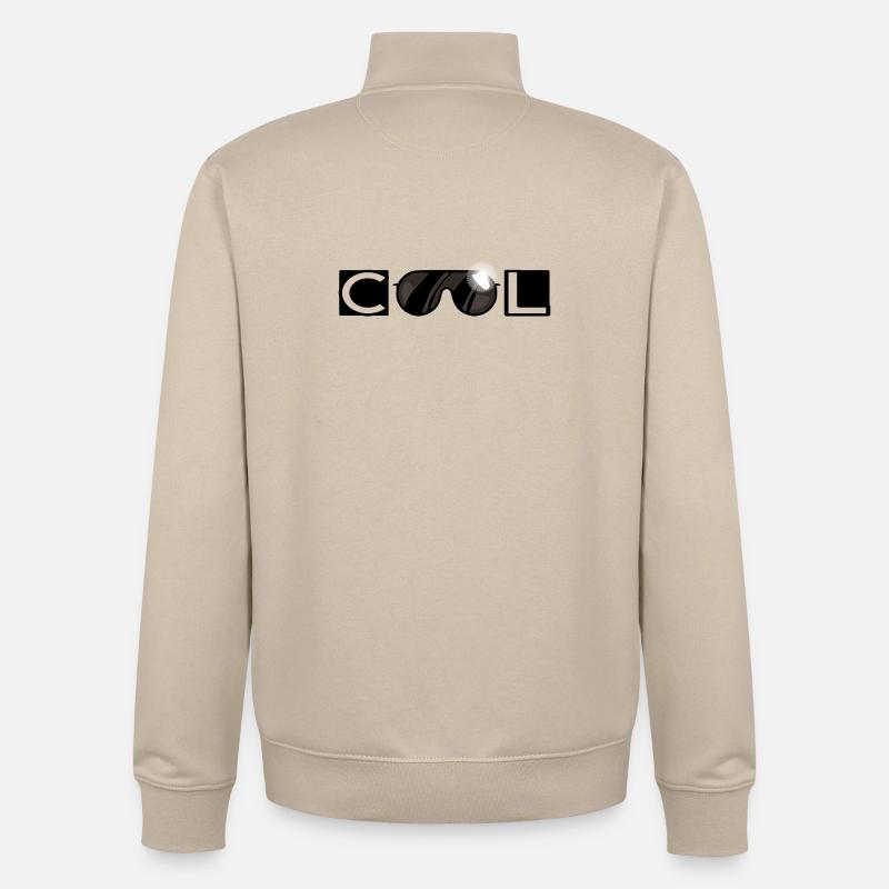cool - Sweat zippé unisexe en coton bio Stanley/Stella - beige crème