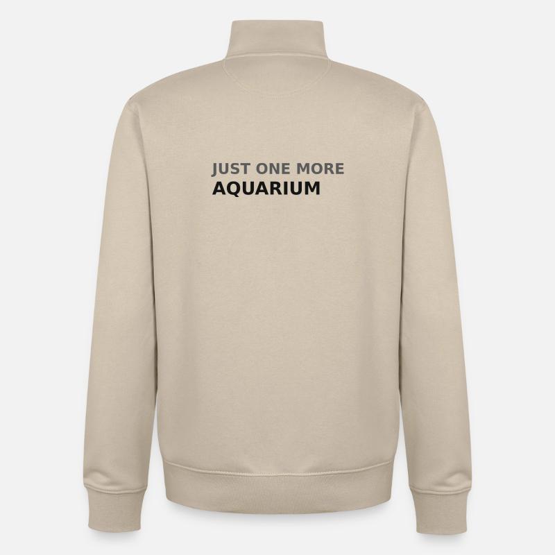 Nur noch ein Aquarium - Unisex Organic Zip Sweatshirt von Stanley/Stella - Cremebeige