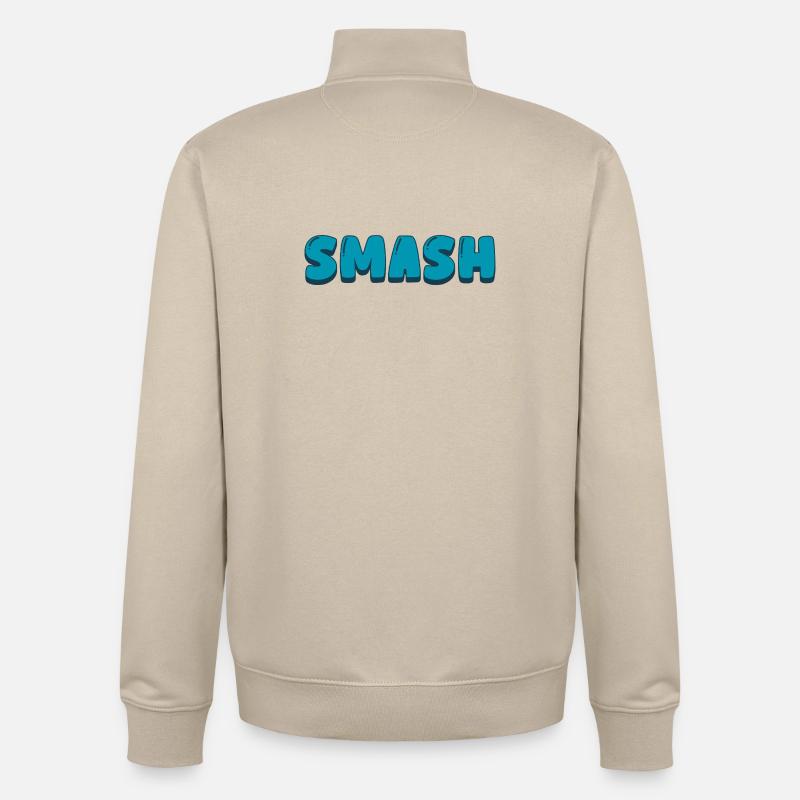 Briser - Sweat zippé unisexe en coton bio Stanley/Stella - beige crème