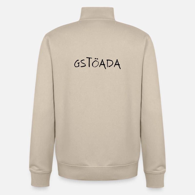 Gstöada - Sweat zippé unisexe en coton bio Stanley/Stella - beige crème