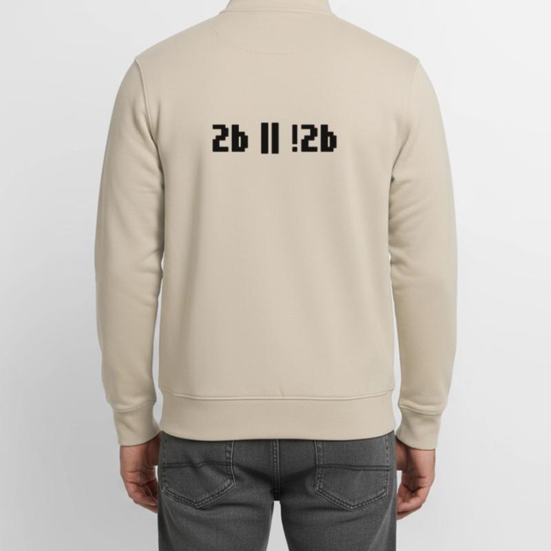 2b ou pas 2b – Programmeur de Shakespeare Hamlet Sweat zippé unisexe en coton bio Stanley/Stella