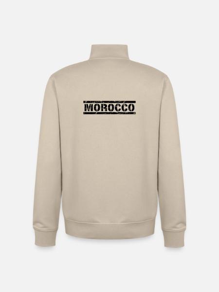 Morocco - Unisex Organic Zip Sweatshirt by Stanley/Stella - desert dust