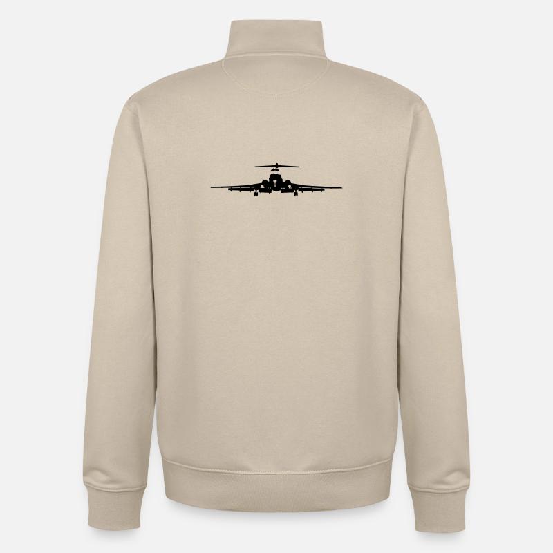 Tu-154 - Unisex Organic Zip Sweatshirt von Stanley/Stella - Cremebeige