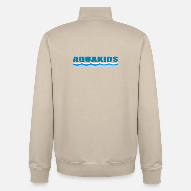 AQUAKIDS - Unisex Organic Zip Sweatshirt von Stanley/Stella - Cremebeige