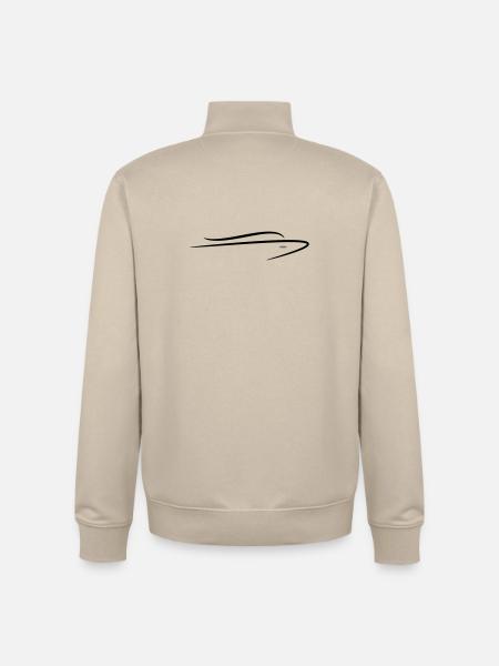 Boat - Unisex Organic Zip Sweatshirt by Stanley/Stella - desert dust
