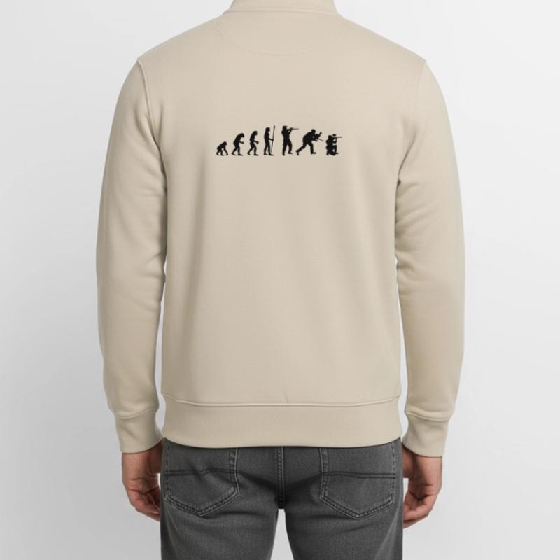 paintball_evolution Unisex Organic Zip Sweatshirt von Stanley/Stella