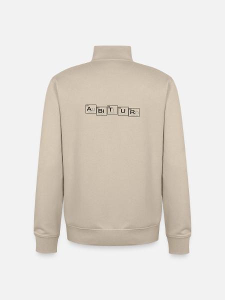 Abitur - Unisex Organic Zip Sweatshirt von Stanley/Stella - Cremebeige
