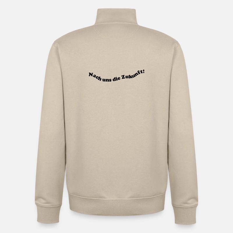 Nach uns die Zukunft! - Unisex Organic Zip Sweatshirt von Stanley/Stella - Cremebeige