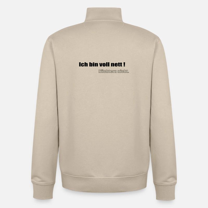 Really nice - Unisex Organic Zip Sweatshirt by Stanley/Stella - desert dust