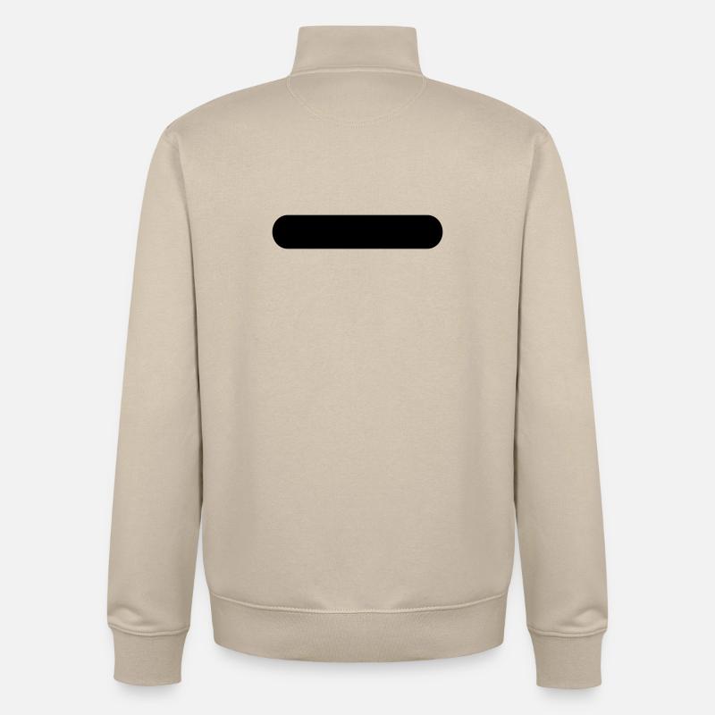 Button - Unisex Organic Zip Sweatshirt von Stanley/Stella - Cremebeige