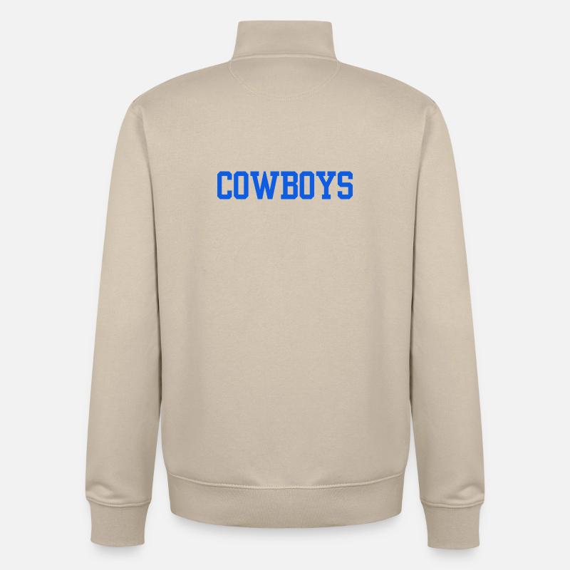 Cowboys - Unisex Organic Zip Sweatshirt von Stanley/Stella - Cremebeige
