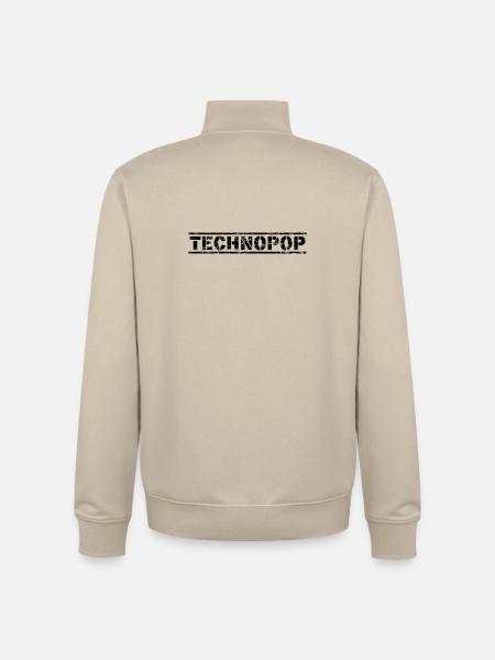 Technopop - Unisex Organic Zip Sweatshirt von Stanley/Stella - Cremebeige