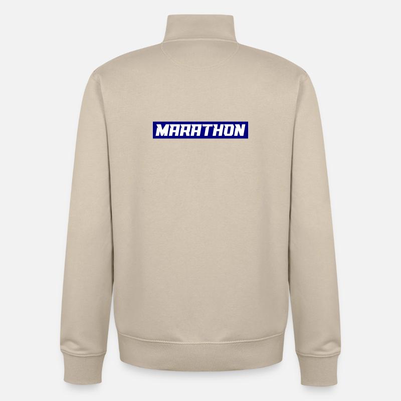 Marathon - Unisex Organic Zip Sweatshirt von Stanley/Stella - Cremebeige