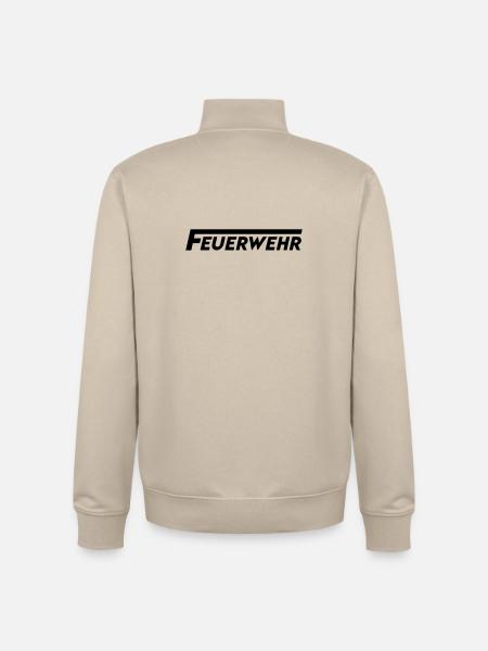 Feuerwehr - Unisex Organic Zip Sweatshirt von Stanley/Stella - Cremebeige