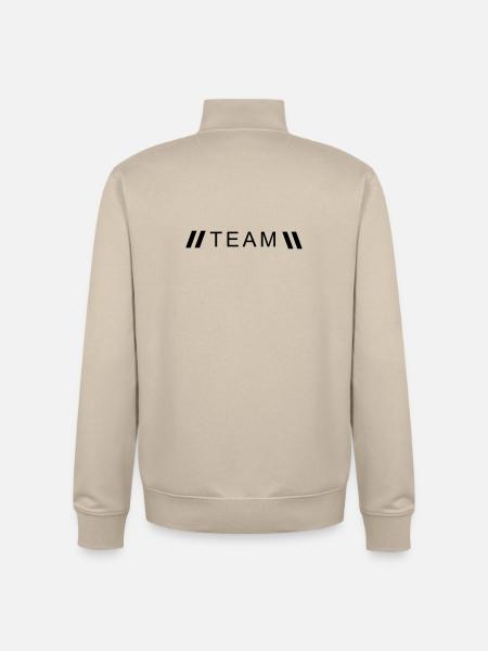 Style Team - Unisex Organic Zip Sweatshirt by Stanley/Stella - desert dust