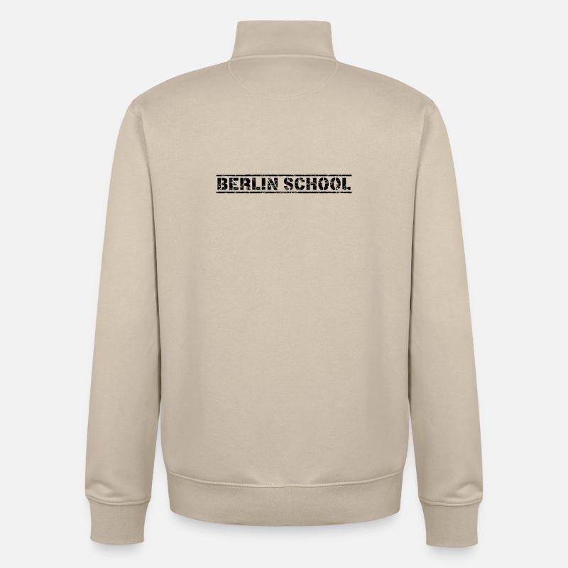 Berlin School - Unisex Organic Zip Sweatshirt von Stanley/Stella - Cremebeige