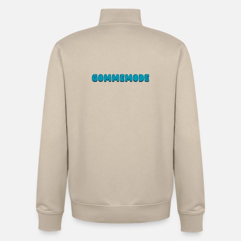 Gommemode - Sweat zippé unisexe en coton bio Stanley/Stella - beige crème