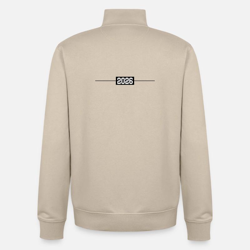 2026 - Sweat zippé unisexe en coton bio Stanley/Stella - beige crème