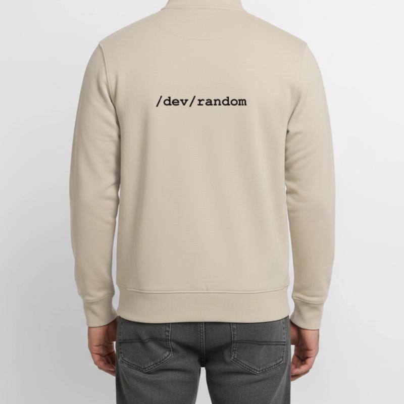 Linux random number generator - /dev/random Unisex Organic Zip Sweatshirt by Stanley/Stella