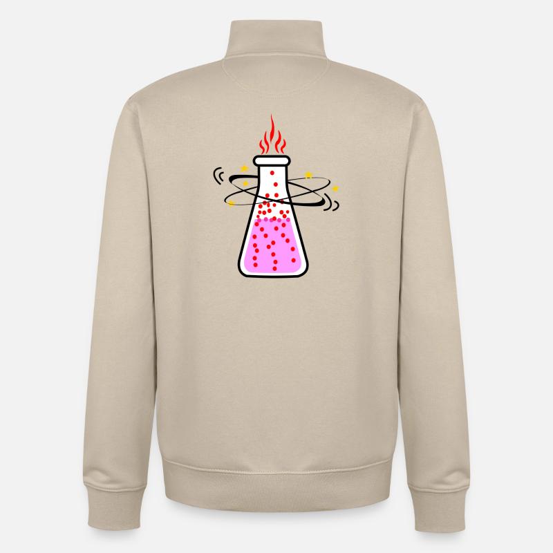 Gift oder Zaubertrank - Unisex Organic Zip Sweatshirt von Stanley/Stella - Cremebeige